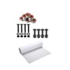 Moose Longboard Complete 9.75" x 39.75" Double Drop (Zebra Bamboo/Black Trucks) view 4