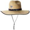 Columbia Unisex PFG BAHA Straw Hat, Collegiate Navy Americana Fishing Print, Small/Medium view 1