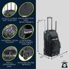 Easton | Catcher's Wheeled Bag | Jen Schro Fastpitch Edition | White view 2
