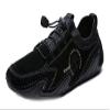 Asifn Men's Casual Loafers Slip On Boat Shoes Comfort Driving Outdoor Work Office Dress Sneakers Leather Lace up Mocassins 9 Black view 1