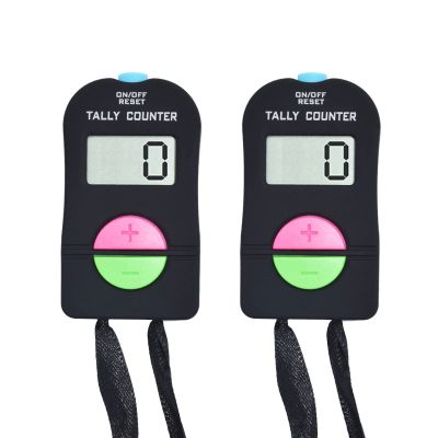 VANVENE Electronic Hand Clicker Counter,Easy to Operate Tally Counter, Supermarket People Flow Manual Additio Subtraction Counter Clicker,for Golf/Football Sports