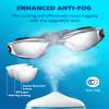 Aegend Swim Goggles, 2 Pack Swimming Goggles No Leaking Adult Men Women Youth, UV Protection, Anti Fog, Bright Blue view 3