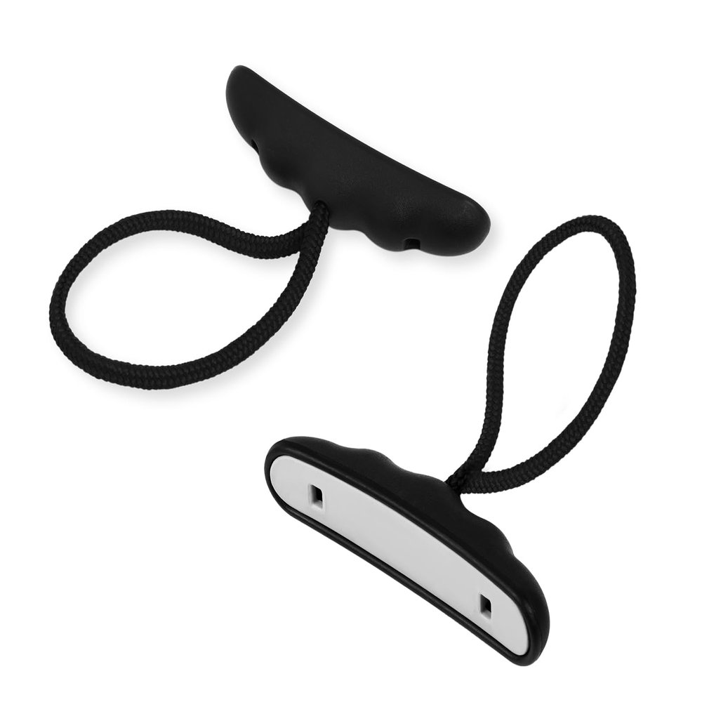 DS. DISTINCTIVE STYLE Kayak Handles 2 Pieces Carry Handles Replacement Kayak Accessories (Front Rear Mount - Black)