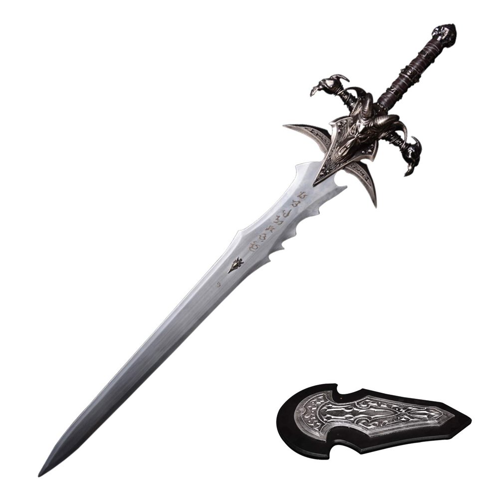 Sword fort Stainless Steel frostmourne Real Metal-Handmade Anime Replica Game Cosplay Props, Lich King Arthas