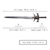 Sword fort Stainless Steel frostmourne Real Metal-Handmade Anime Replica Game Cosplay Props, Lich King Arthas view 2