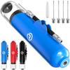 Ball Pump for Sports Balls - 5 Needles - Basketball Pump, Soccer Ball Pump - Air Pump for Balls, Volleyball, Football Accessories Equipment - Hand Pump for Inflatables - Never Lose Pin with Holder view 1