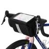 traderplus Bike Handlebar Bag Bicycle Insulated Cooler Bag with Reflective Strap Touchable Transparent Phone Pouch view 1