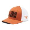 Columbia Unisex CLG PFG Mesh Fish Flag Ball Cap, TEX - Cedar, S/M view 1
