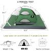 CAMEL CROWN Tents for Camping 2/3/4/5 Person Camping Dome Tent, Waterproof,Spacious, Lightweight Portable Backpacking Tent for Outdoor Camping/Hiking view 2