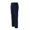 Bienzoe Girls School Uniform Pants: Adjustable Waist Cotton Stretch Slim Flat Front Big Kids Slacks Navy 16 view 1