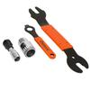 QKURT Bike Pedal Wrench+Bike Crank Extractor + Bike Bottom Bracket Remover + Spanner Wrench, 4 PCS Professional Bicycle Pedal and Crank Arm Removal Tool view 2