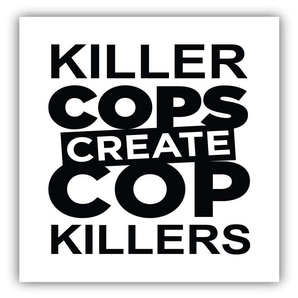Black Lives Matter Justice for Floyd I Cant Breathe Cops Vinyl Sticker Decal