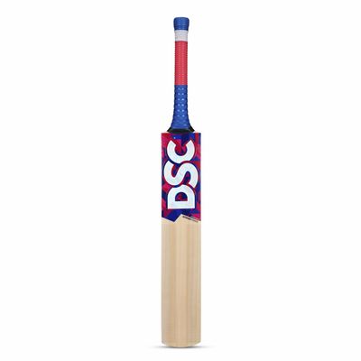 DSC Intense Force Kashmir Willow Cricket Bat for Leather Ball |Size-4 | Light Weight | Free Cover|