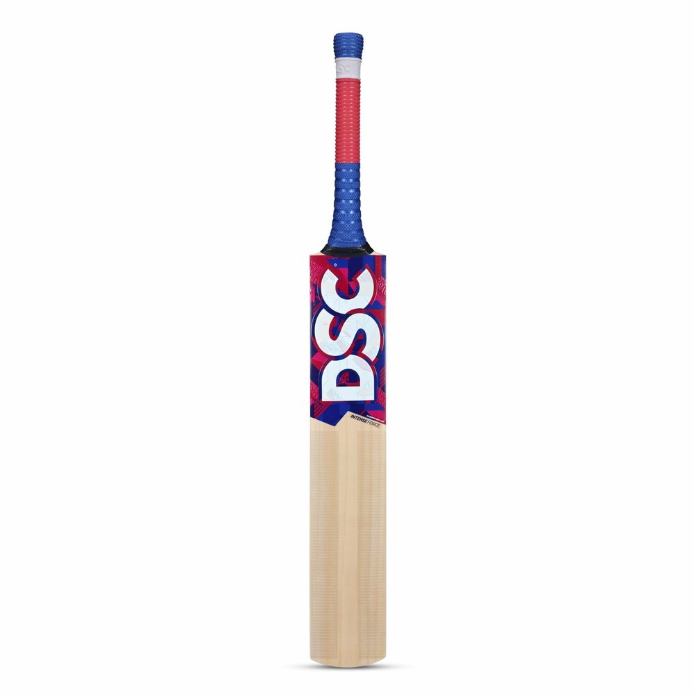 DSC Intense Force Kashmir Willow Cricket Bat for Leather Ball |Size-4 | Light Weight | Free Cover|