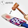 DSC Intense Force Kashmir Willow Cricket Bat for Leather Ball |Size-4 | Light Weight | Free Cover| view 4