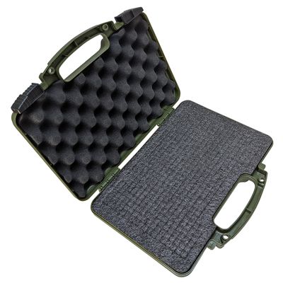 Cedar Mill Fine Firearms Hard Gun Cases for Handguns - TSA Approved Firearm Travel Case, Military-Grade Pistol Carrying Case with DS3TeK, Dual-Lock System & Customizable EPE Foam - Olive Drab Green