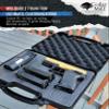 Cedar Mill Fine Firearms Hard Gun Cases for Handguns - TSA Approved Firearm Travel Case, Military-Grade Pistol Carrying Case with DS3TeK, Dual-Lock System & Customizable EPE Foam - Olive Drab Green view 2
