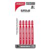 Diablo Bi-Metal Jig Saw Blades for Medium Metal - 3-5/8", 21 TPI, 5-Pack - DJT121AF5 view 2