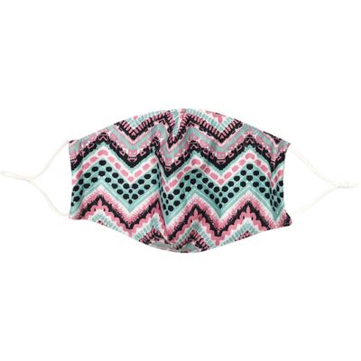 dm Care Cover Adult Protective Mask, Cotton Lined, Filter Pocket, Adjustable Straps (Aztec)