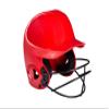 Mizuno MVP Series Solid Batting Helmet with Fastpitch Softball Mask, Small/Medium, Red view 1