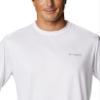 Columbia Men's Tall Size Terminal Tackle PFG Fish Flag LS, White/Collegiate Navy, 3X view 4