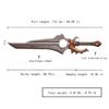 Sword fort Carbon Steel Shalamayne Sword Real Metal,Handmade Katana Replica Game Cosplay Props,Varian Wrynn'sSword view 2