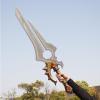 Sword fort Carbon Steel Shalamayne Sword Real Metal,Handmade Katana Replica Game Cosplay Props,Varian Wrynn'sSword view 4