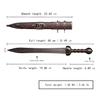 Fort Real Damascus Steel Sword, Custom & Personalized Medieval Knight Arming Sword with Scabbard view 2