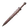 Fort Real Damascus Steel Sword, Custom & Personalized Medieval Knight Arming Sword with Scabbard view 3