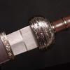 Fort Real Damascus Steel Sword, Custom & Personalized Medieval Knight Arming Sword with Scabbard view 4