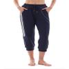 KDi Women's Shorts Jogger Sweatpants Running Trousers Tracksuit Capri Pants (XL, 1# Navy Blue) view 4
