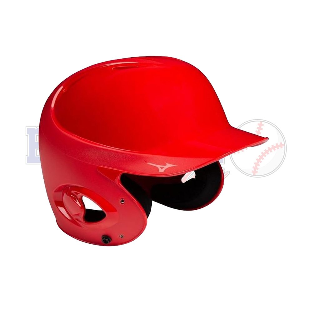 Mizuno MVP Series Solid Batting Helmet , Small/Medium, Red