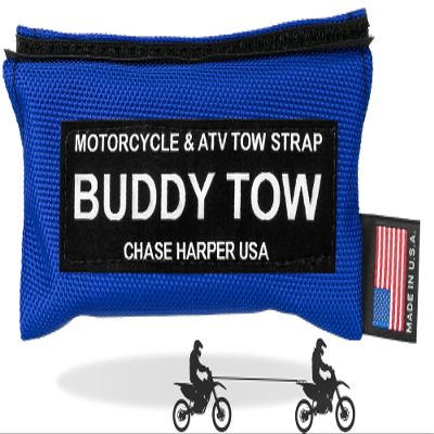 Chase Harper USA 9100 - Buddy Tow - Tough Military spec Nylon Webbing (1785 lb. Test) 12' x 1" - Blue