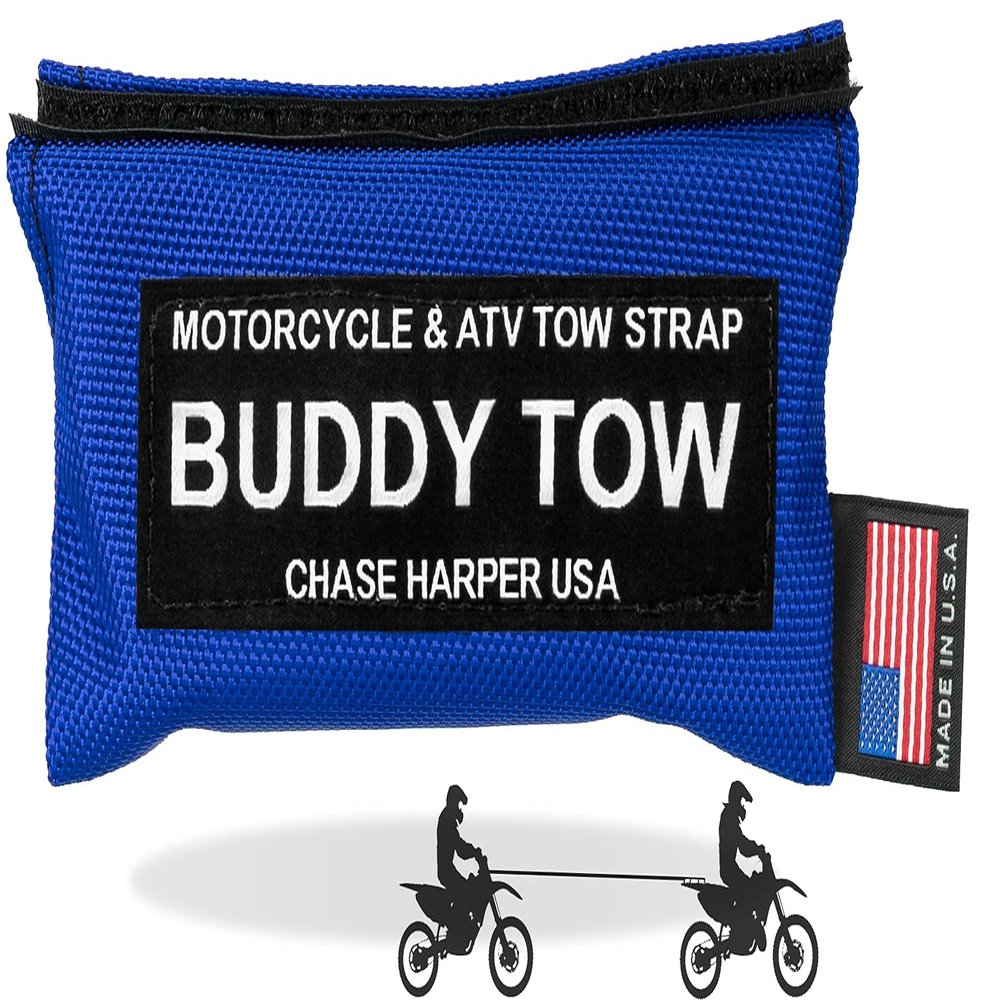 Chase Harper USA 9100 - Buddy Tow - Tough Military spec Nylon Webbing (1785 lb. Test) 12' x 1" - Blue