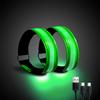 OMKHE Rechargeable LED Armband for Running(2 Pack), Light Up LED Armband, High Visibility Reflective Running Gear for Night Safety, Running Lights for Running Walking Cycling view 1
