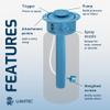 Lunatec 750ml Mist, Shower & Hydration Spray Water Bottle. 3-in-1 Cooling, Cleaning & Hydration With Mist, Stream & Shower Patterns. view 4
