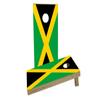Jamaica National Flag Custom Cornhole Board Game Set view 1