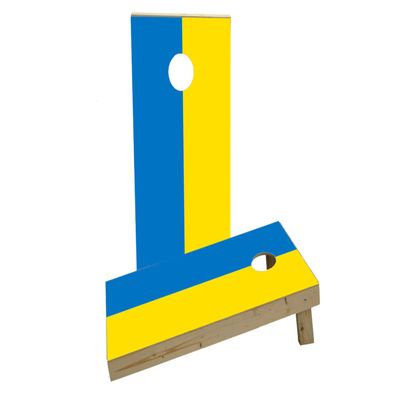 Ukraine National Flag Custom Cornhole Board Game Set