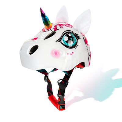 Unicorn Toddler and Kids Bike Helmet Adjustable and Multi-Sport for Child Boys and Girls.for Bicycle Skateboard Skating Scooter Helmet with Rear Light