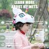 Unicorn Toddler and Kids Bike Helmet Adjustable and Multi-Sport for Child Boys and Girls.for Bicycle Skateboard Skating Scooter Helmet with Rear Light view 3