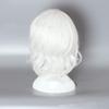 Betonsa Cosplay Wig Anime Short White Wavy Halloween Xmas Party Wigs with 5clips tattoo view 3