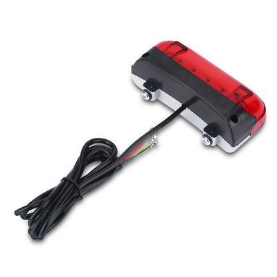 Keenso 36V Brake Light Brake LED Light Rear Tail Warning Safety Tail Light Cycling Accessories for Electric Scooters
