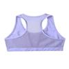 Agoky Kids Girls Sports Bra Fitness Yoga Dance Tank Top Mesh Splice Gymnastic Ballet Workout Running Shirts Lavender 6 view 2