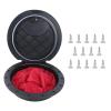 Tbest Kayak Deck Plate Kit,9 inch Hole Diameter Deck Hatch Deck Plate Hatch Cover with Storage Bag ABS Plastic Access Cover Fishing Boat Accessory Kayak Hatch kajak lukendeckel view 1