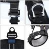 CroSight Climbing Seat Belt, Caving, Rock Climbing and Rappelling Equipment, Body Guard Protect, Rappelling Rescuing Equip, Black view 3