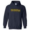 AH1251 - Michigan Wolverines Logo Ping Hoodie - Medium - Navy view 1