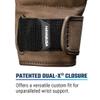 Hayabusa T3 LX Leather 4oz MMA Fight Gloves for Men & Women - Brown, Medium view 4