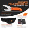 FieldTorq Field Dressing Kit | 3-in-1 Super Tool with Sheath & Sharpener | Skinning Knife for Hunting | Gut Hook | Deer Hunting Knife Set | FRN view 3