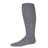 MeMoi Girls Cozy Cable Ribbed Knit Knee-High Socks Medium Gray Heather 9-11 view 1