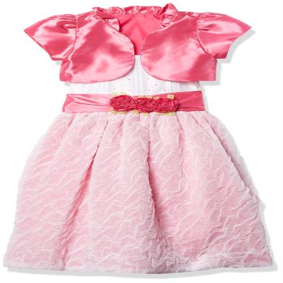 Pretty Me, USA Sleeveless Dress with Cap Sleeve Bolero Pink/Fuchsia
